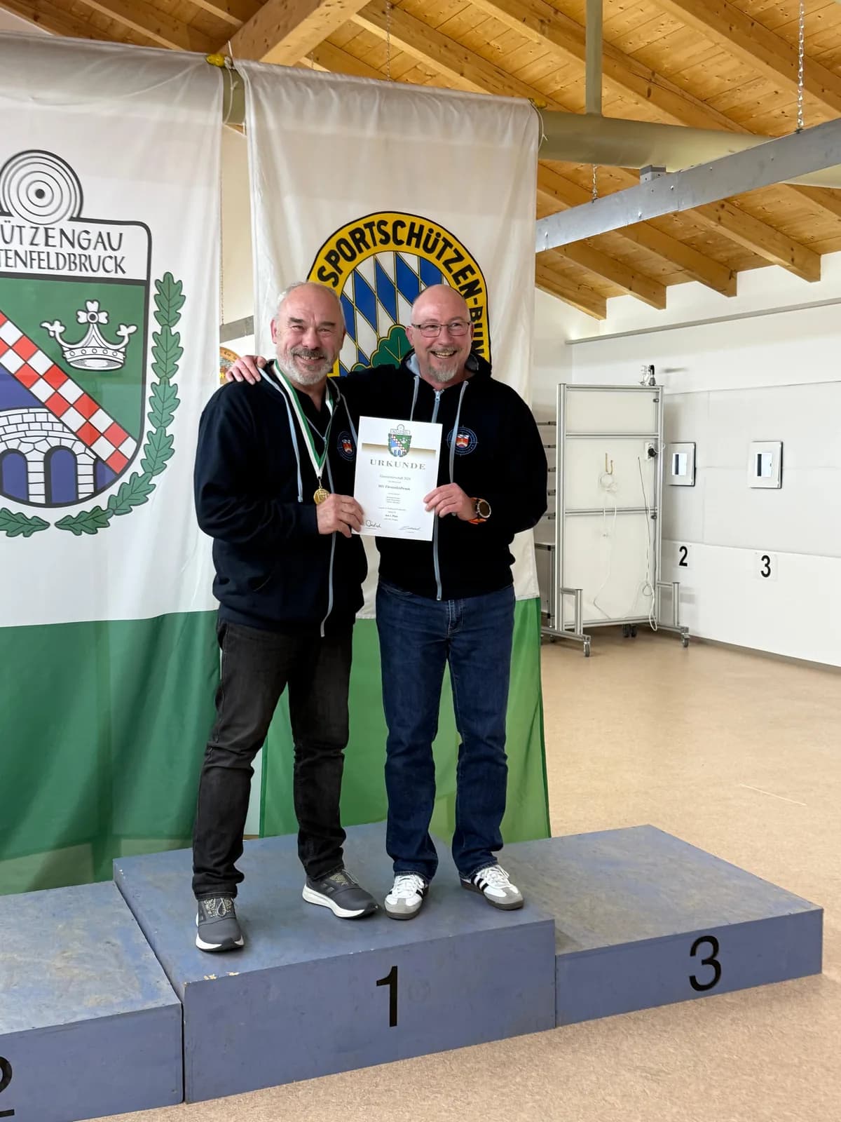 Glückwunsch zu den Platzierungen im Schützengau Fürstenfeldbruck.