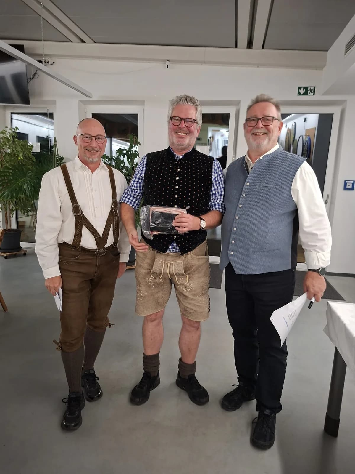 Schweinebraten als Preis.