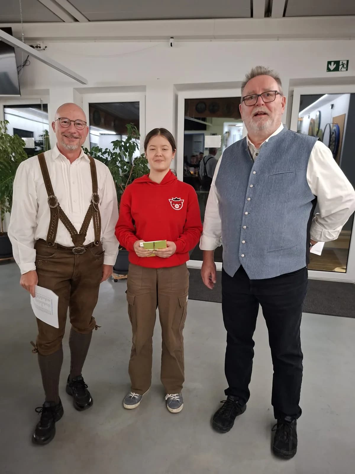 Auch unsere Jungschützen wurden geehrt.